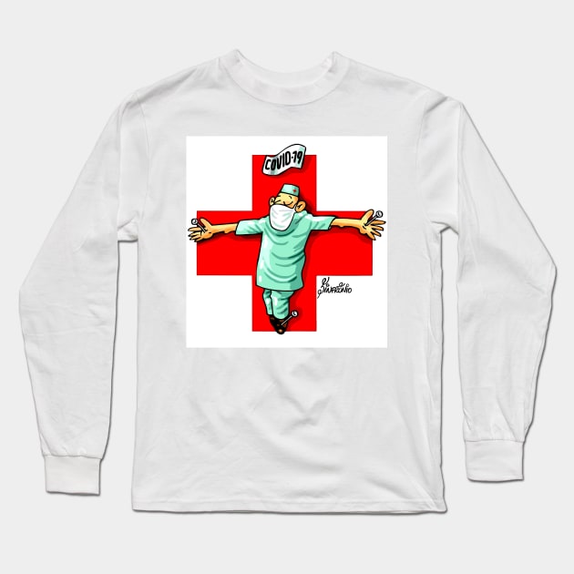 Hospital Long Sleeve T-Shirt by Sinfronio1